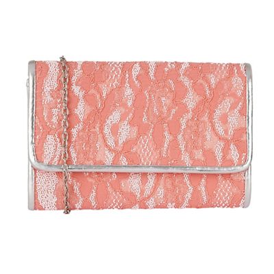 Pink 'Orval' matching clutch bag